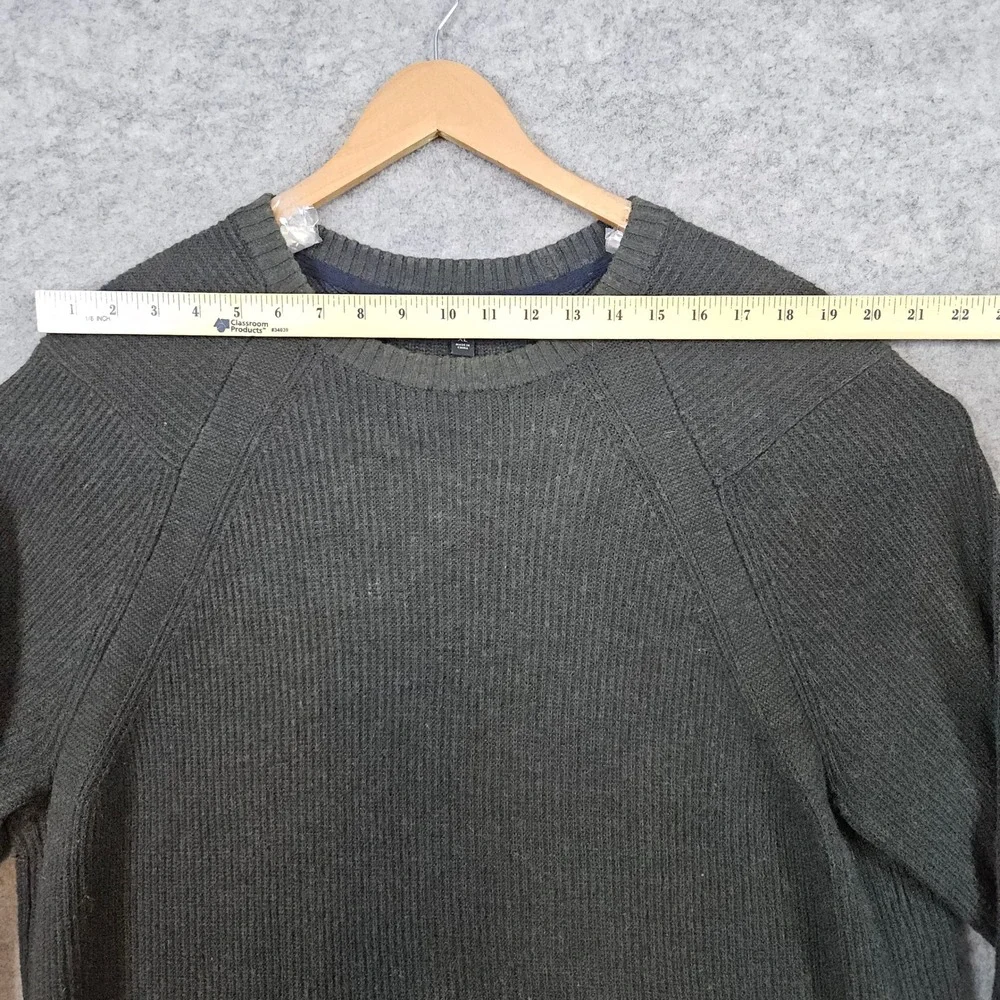 Banana Republic Men's Green Pullover Sweater‎ Size XL Cotton/Nylon/Wool Winter
